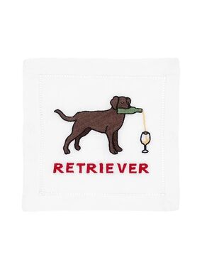August Morgan Labrador Retriever Cocktail Napkins (Set of 4)